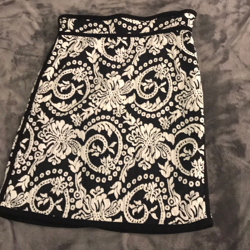 Black and white skirt